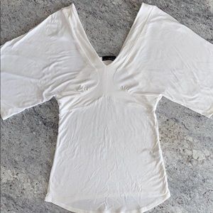 THE LIMITED DEEP-V FITTED SHIRT